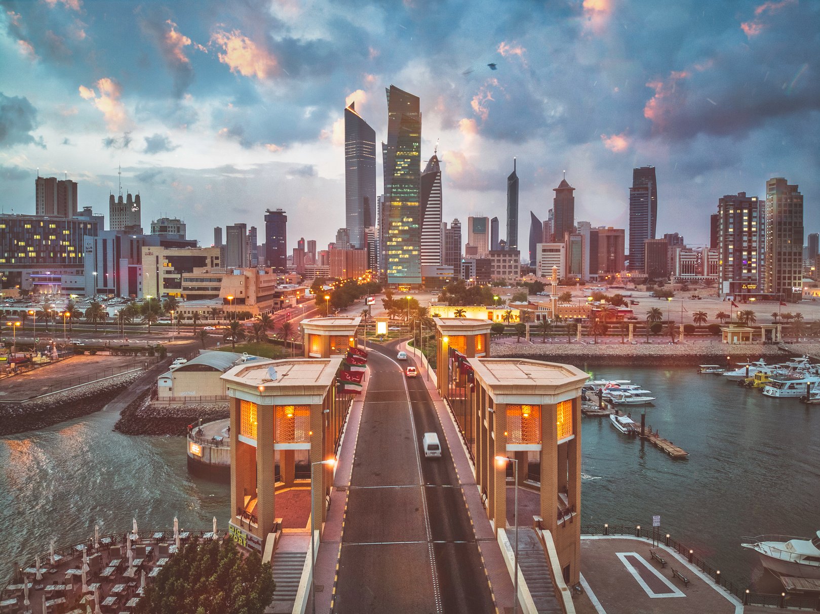 Beautiful Sunrise in Kuwait City